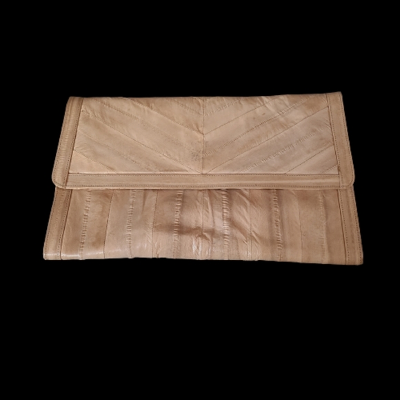 J Renee Vintage Authentic Eelskin Clutch/Purse - Picture 1 of 4